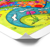 Rückgang der LIEBE Poster (Ecke)