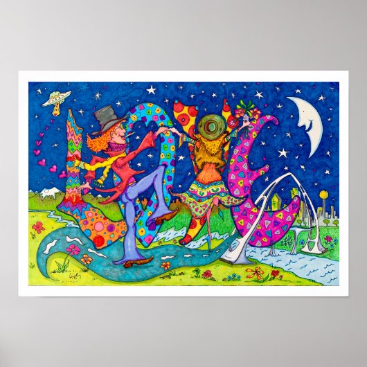 Rückgang der LIEBE Poster (Vorne)