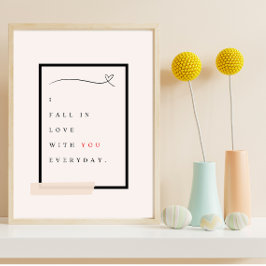 Rückgang der Liebe Poster