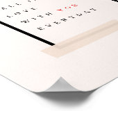 Rückgang der Liebe Poster (Ecke)