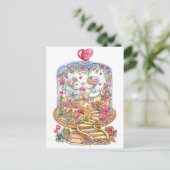 Rückgang der Liebe Postkarte (Stehend Vorderseite)