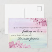 Rückgang der Liebe Postkarte (Vorne/Hinten)