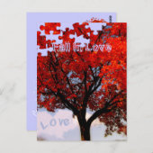 Rückgang der Liebe Postkarte (Vorne/Hinten)