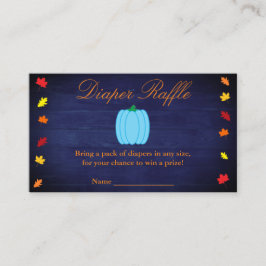 Rückgang der Liebe Pumpkin Baby Duschkabine Windel Begleitkarte