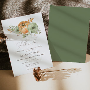 Rückgang der Liebe Pumpkin Blumenzellenfäule Braut Einladung