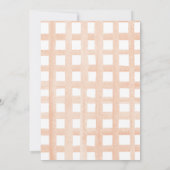 Rückgang der Liebe Pumpkin Fall Verlassen Verlobun Einladung (Rückseite)