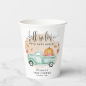 Rückgang der Liebe, Pumpkin Farm Truck Personalisi Pappbecher (Vorderseite)