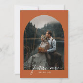 Rückgang der Liebe Pumpkin Herbst Brautparty Foto Einladung (Rückseite)