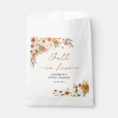 Rückgang der Liebe Pumpkin mit floralem Brautparty Geschenktütchen (Vorderseite)