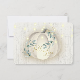 Rückgang der Liebe Pumpkin und grünere Reaktion Einladung