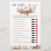 Rückgang der Liebe Pumpkin Wildblume Brautparty Ga (Vorderseite)