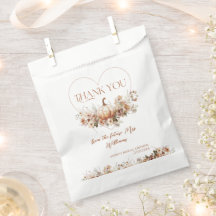 Rückgang der Liebe Pumpkin Wildblume Brautparty