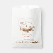 Rückgang der Liebe Pumpkin Wildblume Brautparty Geschenktütchen (Vorderseite)