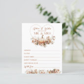 Rückgang der Liebe Pumpkin Wildblume Brautparty Wi (Stehend Vorderseite)