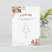 Rückgang der Liebe | Raten Sie mal, wie das Dress- Einladung (Stehend Vorderseite)