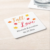 Rückgang der Liebe Rechteckiger Pappuntersetzer (angewinkelt)