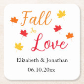 Rückgang der Liebe Rechteckiger Pappuntersetzer (Vorderseite)