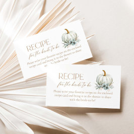 Rückgang der Liebe Rezept für die Braut Begleitkarte
