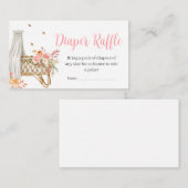 Rückgang der Liebe rosafarbener Pumpkin-Windel Begleitkarte (Vorne/Hinten)