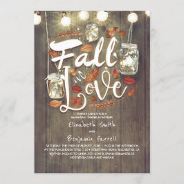 Rückgang der Liebe Rustikale Probe Abendessen Einladung