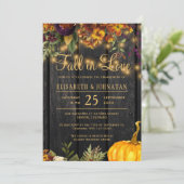 Rückgang der Liebe rustikale Streichellichter-Anhä Einladung (Stehend Vorderseite)