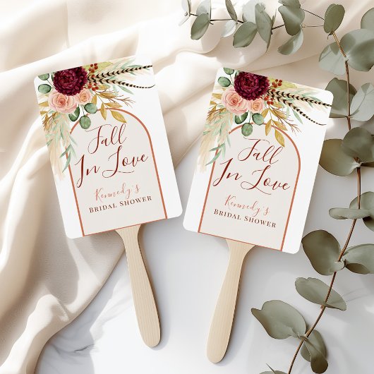 Rückgang der Liebe Rustikaler Boho Rostbrust Arlbl Fächer