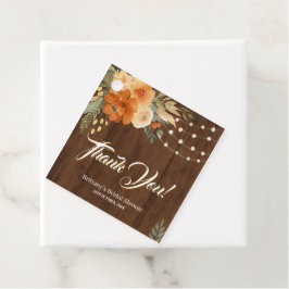 Rückgang der Liebe Rustikales Brautparty aus Holz Geschenkanhänger