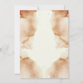 Rückgang der Liebe Rustikales Brautparty Einladung (Rückseite)