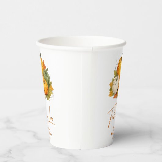 Rückgang der Liebe Rustikales Brautparty für den H Pappbecher (Rechts)