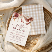 Rückgang der Liebe Rustikales Brautparty im Herbst Einladung