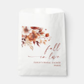 Rückgang der Liebe Rusty Burgund Blumenkohl Brautp Geschenktütchen (Vorderseite)