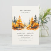 Rückgang der Liebe Save The Date (Stehend Vorderseite)