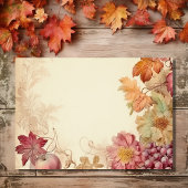 Rückgang der Liebe Schöne Herbst Blätter Hochzeit RSVP Karte