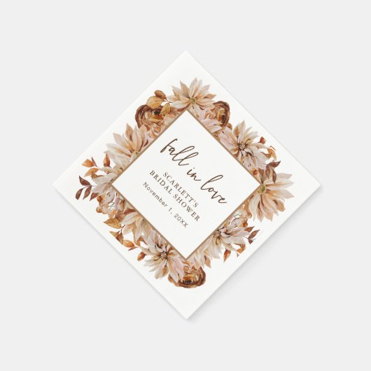 Rückgang der Liebe Serviette (Ecke)