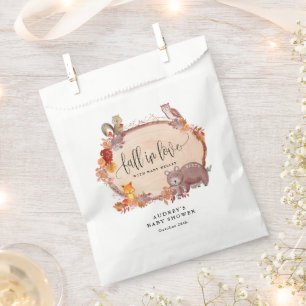 Rückgang der Liebe von Waldtieren, rustikale Kinde Geschenktütchen