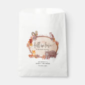 Rückgang der Liebe von Waldtieren, rustikale Kinde Geschenktütchen (Vorderseite)