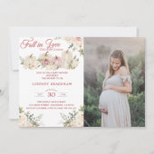 Rückgang der Minimalistischen Babydusche in der Li Einladung (Vorderseite)