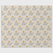 Rückgang der neutralen Babydusche der Liebe Geschenkpapier (Flach)