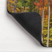 Rückgang der waldfarbenen Herbstfotografie Mousepad (Ecke)