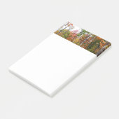 Rückgang der waldfarbenen Herbstfotografie Post-it Klebezettel (angewinkelt)