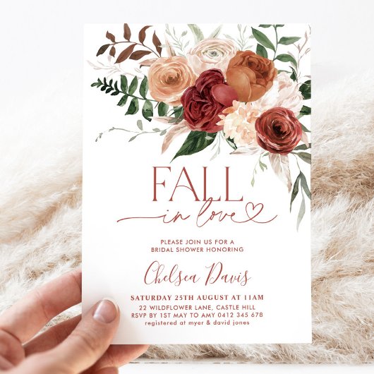 Rückgang des Blumenkohls in der Liebe Brautparty Einladung