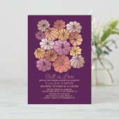 Rückgang des Brautparty der Liebe Einladung (Stehend Vorderseite)