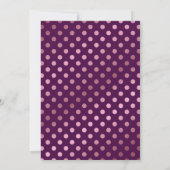 Rückgang des Brautparty der Liebe Einladung (Rückseite)