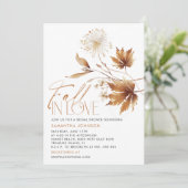 Rückgang des Brautparty der Liebe Einladung (Stehend Vorderseite)