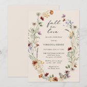 Rückgang des Brautparty der Liebe Einladung (Vorne/Hinten)