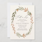 Rückgang des Brautparty der Liebe Einladung (Vorderseite)