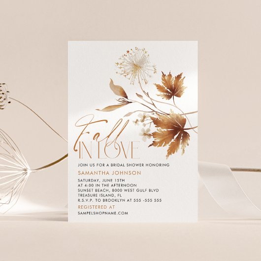 Rückgang des Brautparty der Liebe Einladung