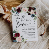 Rückgang des Brautparty der Liebe Einladung