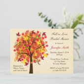 Rückgang des Brautparty der Liebe Einladung (Stehend Vorderseite)