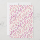 Rückgang des Brautparty der Liebe Einladung (Rückseite)